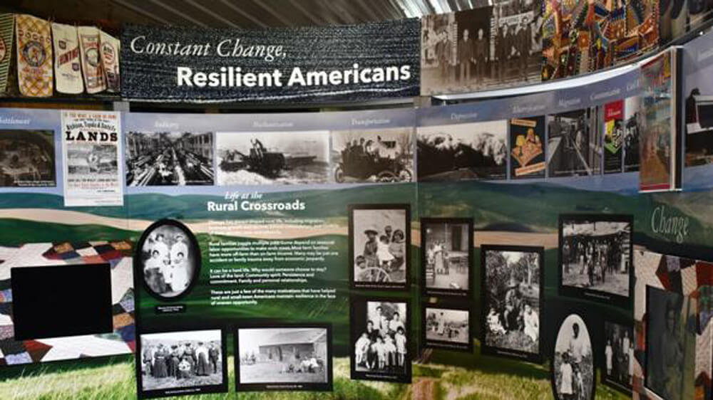 Read more about the article Article on the “Crossroads: Change in Rural America” Traveling Exhibit Quotes Executive Director Lucille Walker