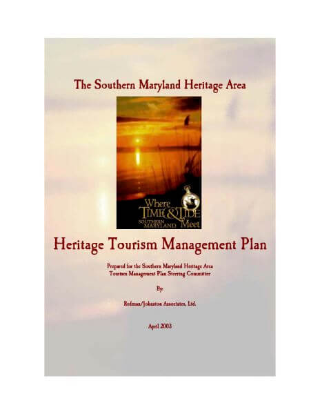 Southern Maryland Heritage, Maryland Tourism